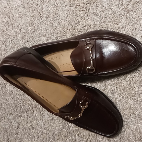 Cole Haan Leather Horse Bit Loafers - Picture 6 of 6